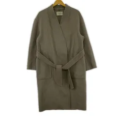UNITED ARROWS  ユナイテッドアローズ ベルト付きガウンコート size38/グレージュ