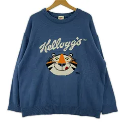 Kellogg'sニット sizeL/ブルー