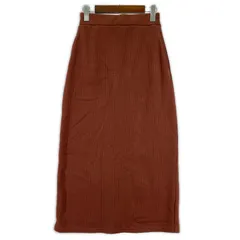 Alma design　アルマデザイン 裏起毛 タイトスカート sizeM/ブラウン系