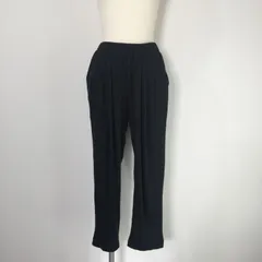 mizuiro ind ミズイロインド ウール混 タック テーパード パンツ イージーパンツ ボトム サイズ2