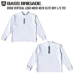 ドライTシャツ BASS BRIGADE バスブリゲード BRGD VERTICAL LOGO MOCK