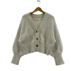 SNIDEL スナイデル Vネック ニットカーディガン sizeF/オフホワイト系