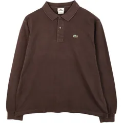 古着 ラコステ LACOSTE フランス企画 長袖 ポロシャツ 6 メンズXL相当/eaa618885