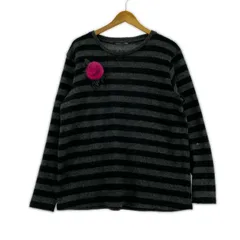 ZARA ザラ ボーダーニット sizeEUR M/ブラック×ダークグレー