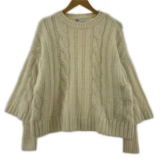 ZARAザラ ケーブル編みニット sizeEUR M/オフホワイト