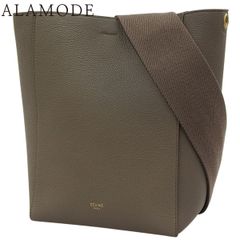 CELINE(セリーヌ) サングルバケット スモール ショルダーバッグ 肩掛け トート カーフ スリ グレージュ ゴールド金具 レディース 40802181449【中古】【アラモード】 CELINE(セリーヌ) サングルバケット スモール ショルダーバッグ 肩掛け