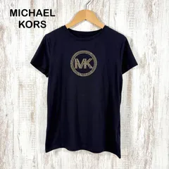 MICHAEL KORS マイケルコース ストーンロゴ ストレッチ Tシャツ ブラック レディース 半袖 トップスのサムネイル
