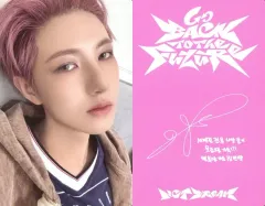 【中古】コレクションカード(男性) NCT DREAM/ロンジュン(Renjun)/裏面ピンク・印刷サイン・メッセージ入り/CD「Go Back To The Future」(Digipack Ver.)封入フォトカード