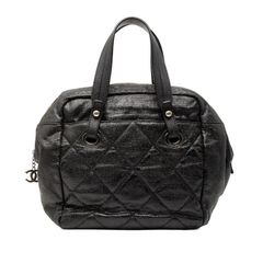 ✨CHANEL✨ミニボストン コココクーン キルティング ブラック シール