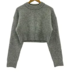 ZARA  ザラ　 クロップドニット sizeEUR S/ライトグレー