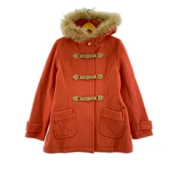 MISCH MASCH ミッシュマッシュ ファー付きダッフルコート size38/オレンジ系