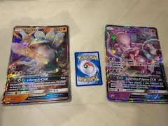ポケットモンスター カード Zygarde GX + Mewtwo GX 大型カード