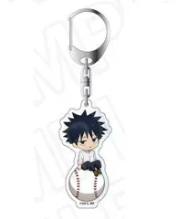 【中古】キーホルダー 伏黒恵 「呪術廻戦×THEキャラ CAFE STAND 東京ドームシティ店 アクリルキーホルダー baseball ver.」