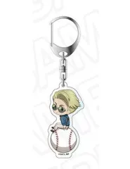 【中古】キーホルダー 七海建人 「呪術廻戦×THEキャラ CAFE STAND 東京ドームシティ店 アクリルキーホルダー baseball ver.」
