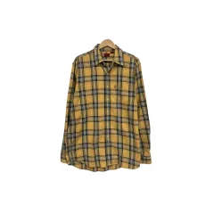 105 LEVI'S® 赤タブ カラーネック オーバーサイズ CHECK メンズ シャツ