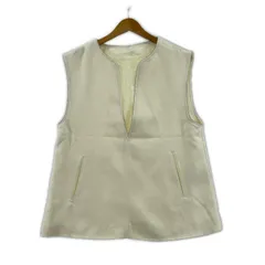 SENSE OF PLACE by URBAN RESEARCH センスオブプレイスバイアーバンリサーチ 深スリットネックベスト sizeOne/アイボリー