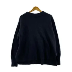 green label relaxing グリーンレーベルリラクシング ウール混 サイドスリットニット size表記なし/ネイビー