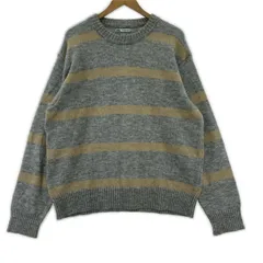 ZARA ザラ ボーダーニット sizeEUR L/ライトグレー×ベージュ