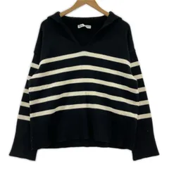ZARA ザラ ボーダーニット sizeEUR M/ブラック×ホワイト