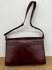 ☆1  カルティエ Cartie マストライン Must de Cartier バッグ ワインレッド 【バッグ】 【2】のサムネイル