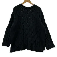 ZARA ザラ ケーブル編みニット sizeEUR M/ブラック
