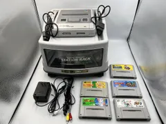 ☆送料無料☆ Nintendo 任天堂 スーパーファミコン SHVC-001 ファミコンラック ソフト 5本 コントローラー 2個 セット