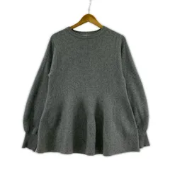 Sonny Label  サニーレーベル Uネックフレアニット sizeFree/グレー