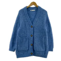 ZARA ザラ ミックスニットカーディガン sizeEUR S/ブルー