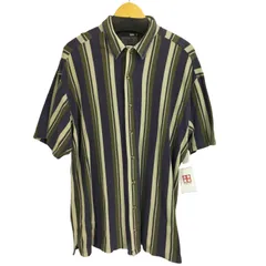 ユーズドフルギ USED古着 ストライプ S/S シャツ メンズ import：M 