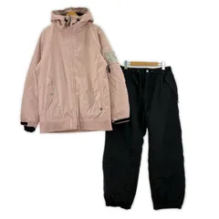 ScoLar スカラー スノーボードウェアセットアップ sizeWL(11)/ライトピンク×ブラック