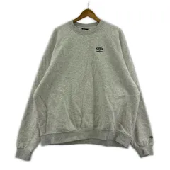 umbro アンブロ 裏起毛 ロゴ刺繡スウェット sizeL/ライトグレーのサムネイル