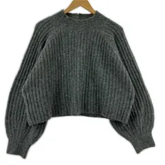 OPAQUE.CLIP オペーク ドット クリップ ハイネックニット sizeL/グレー