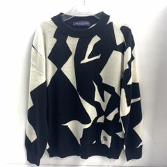 【Joker 】23SSルイヴィトンアブストラクトハウンドトゥースニットM Joker 様専用】23SSルイヴィトンアブストラクトハウンドトゥースニット