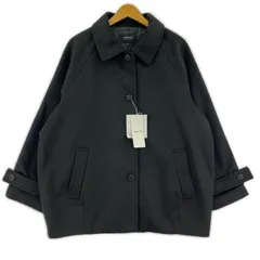 COMME CA ISMコムサイズム タグ付きコート size11/ブラック