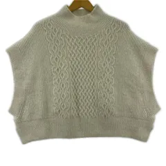 SENSE OF PLACE by URBAN RESEARCH センスオブプレイスバイアーバンリサーチ ケーブル編み ニットベスト sizeone size/アイボリー