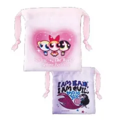 【中古】バッグ パワーパフガールズ＆モジョ・ジョジョ 「パワーパフガールズ トレーディングミニ巾着」