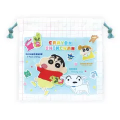 【新品】バッグ ステッカー フラット巾着 「クレヨンしんちゃん」