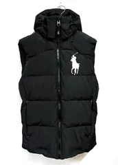 POLO RALPH LAUREN｜ポロラルフローレン  フード取外し可能 ビッグポニー刺繍 ダウンベスト