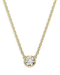 スワロフスキー レディース アクセサリー ネックレス・チョーカー・ペンダントトップ レース Swarovski Imber Round Pendant Necklace 15 Gold ゴールド