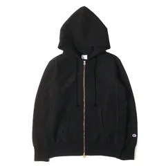 【新品】Champion チャンピオン パーカー ミッドナイトブラック サイズ:M | 25AW ストアリミテッド リバースウィーブ スウェット ジップ パーカー (Reverse Weave Zip Hooded Sweatshirt 京都紋付)