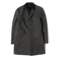 【美品】Paul Smith ポールスミス コート グレー サイズ:M | ウールツイード チェスターコート | 上着 アウター【メンズ】【中古】