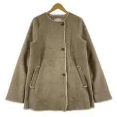 A DAY IN THE LIFE UNITED ARROWS アデイインザライフ ユナイテッドアローズ ファーコート size38/ブラウン