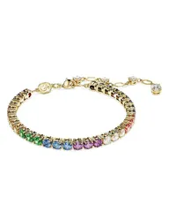 スワロフスキー レディース アクセサリー ブレスレット・バングル・アンクレット Swarovski Matrix Rainbow Crystal Tennis Bracelet GoldMulti ゴールド