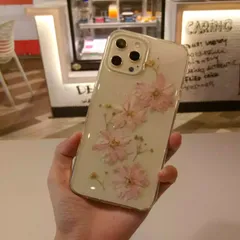 送料無料 新登場 桜デザイン iPhoneケース 男女兼用 透明花柄ケース