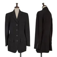 ジャンポールゴルチエ クラシックJean Paul GAULTIER CLASSIQUE アセテートポリポケットデザインジャケット  黒40