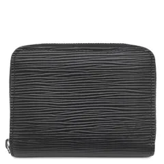 ルイヴィトン LOUIS VUITTON コインケース ジッピーコインパース エピレザー ノワール シルバー金具 黒 ラウンドファスナー 小銭入れ  M60152 RFID 【保存袋】【中古】