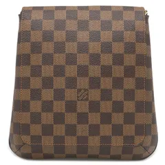 ルイヴィトン LOUIS VUITTON ショルダーバッグ ミュゼット サルサ ロングストラップ ダミエキャンバス ダミエエベヌ ゴールド金具 茶 斜め掛け  N51300 LM0074【中古】