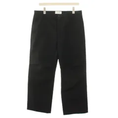 サルヴァトーレフェラガモ Salvatore Ferragamo ワイドパンツ スラックス ジップフライ 48 黒 ブラック 14 3828/1534-001/0771028 /YTのサムネイル