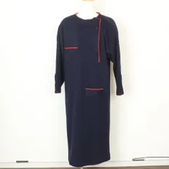 シャネル ワンピース ネイビー 紺 洋服 ファッション アパレル レディース ERE DN40-2【中古】