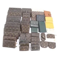 まとめ 45点 セット ルイヴィトン モノグラム ダミエ エピ レザー 長財布 二つ折り ウォレット キーケース RRR DO12-4【中古】